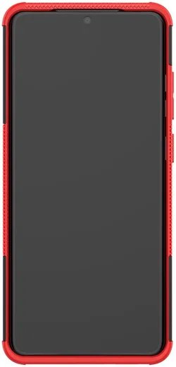 Samsung Galaxy S20 Ultra Hybride Kickstand Hoesje Rood afbeelding 4