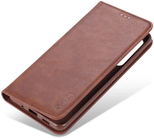 AZNS Retro Samsung Galaxy S20 Ultra Portemonnee Stand Hoesje Coffee afbeelding 1