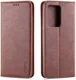AZNS Retro Samsung Galaxy S20 Ultra Portemonnee Stand Hoesje Coffee afbeelding 2