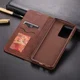 AZNS Retro Samsung Galaxy S20 Ultra Portemonnee Stand Hoesje Coffee afbeelding 4