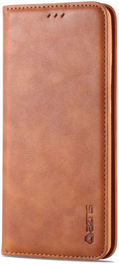 AZNS Retro Samsung Galaxy S20 Ultra Portemonnee Stand Hoesje Bruin afbeelding 4