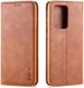 AZNS Retro Samsung Galaxy S20 Ultra Portemonnee Stand Hoesje Bruin afbeelding 12