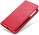 AZNS Retro Samsung Galaxy S20 Ultra Portemonnee Stand Hoesje Rood afbeelding 1