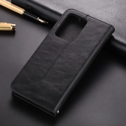 AZNS Retro Samsung Galaxy S20 Ultra Portemonnee Stand Hoesje Zwart afbeelding 7