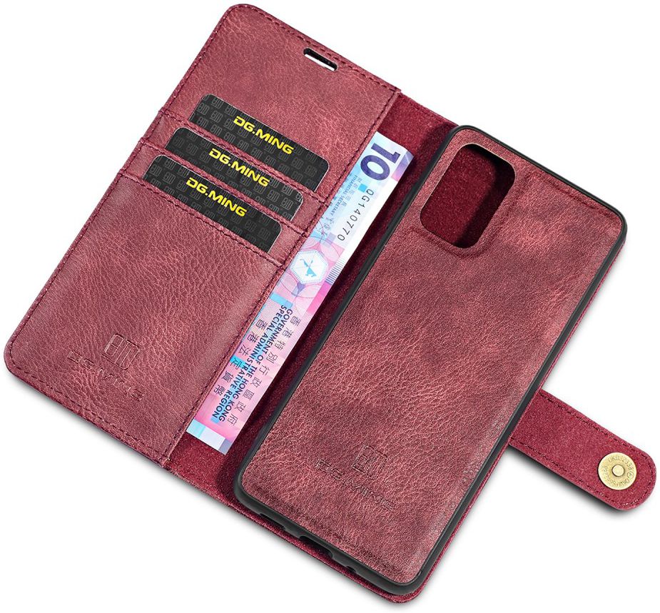 Samsung Galaxy S20 Ultra 2-in-1 Bookcase en Back Cover Hoesje Rood afbeelding 6