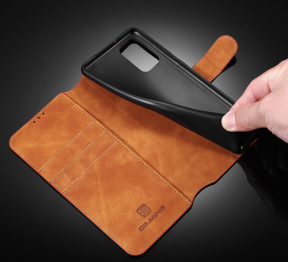 DG Ming Retro Portemonnee Samsung Galaxy S20 Ultra Hoesje Bruin afbeelding 12