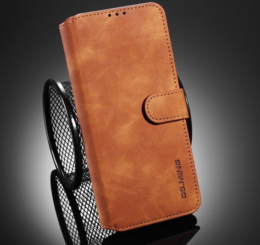 DG Ming Retro Portemonnee Samsung Galaxy S20 Ultra Hoesje Bruin afbeelding 13