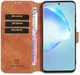 DG Ming Retro Portemonnee Samsung Galaxy S20 Ultra Hoesje Bruin afbeelding 1