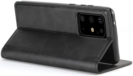 Samsung Galaxy S20 Ultra Hoesje Portemonnee Stand Kunstleer Zwart afbeelding 6