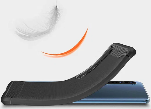 Xiaomi Mi 10 / Mi 10 Pro Hoesje Geborsteld en Flexibel TPU Zwart afbeelding 5