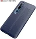 Xiaomi Mi 10 (Pro) Hoesje TPU Leer Design Blauw afbeelding 3