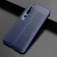 Xiaomi Mi 10 (Pro) Hoesje TPU Leer Design Blauw afbeelding 2