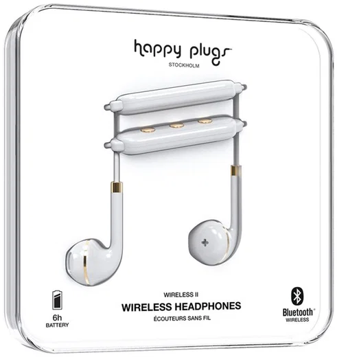 Happy Plugs Wireless II Draadloze In-Ear Bluetooth Headset Wit afbeelding 6