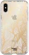HappyCase Apple iPhone XS Hoesje Flexibel TPU Golden Leaves Print afbeelding 1