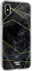 HappyCase Apple iPhone XS Hoesje Flexibel TPU Zwart Marmer Print afbeelding 5