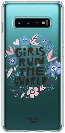 HappyCase Samsung Galaxy S10 Hoesje Flexibel TPU Quote Print afbeelding 1