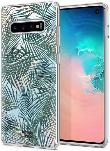 HappyCase Samsung Galaxy S10 Hoesje Flexibel TPU Jungle Print afbeelding 4
