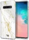 HappyCase Samsung Galaxy S10 Plus Hoesje Flexibel TPU Wit Marmer Print afbeelding 8