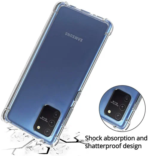 Samsung Galaxy S10 Lite Hoesje Schokbestendig Transparant afbeelding 2