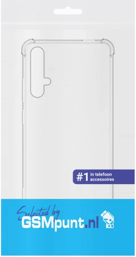 Huawei Nova 5T Hoesje Schokbestendig Transparant afbeelding 2