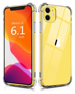 Apple iPhone 11 Hoesje Schokbestendig Transparant