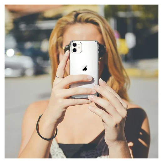 Apple iPhone 11 Hoesje Schokbestendig Transparant afbeelding 8
