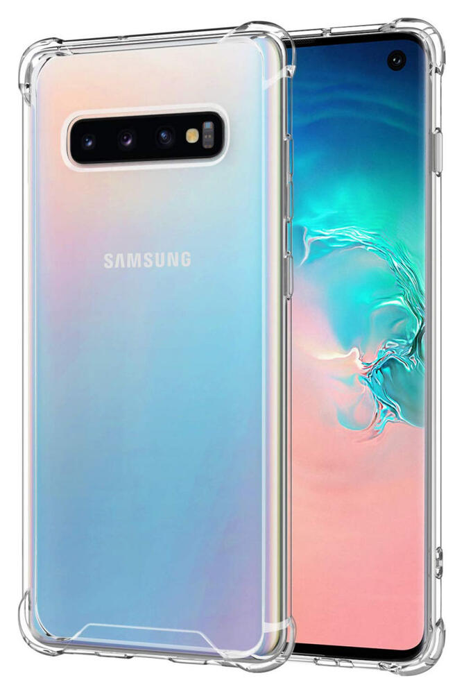 Samsung Galaxy S10 Hoesje Schokbestendig Transparant afbeelding 1