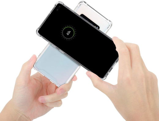 Samsung Galaxy S10 Plus Hoesje Schokbestendig Transparant afbeelding 6