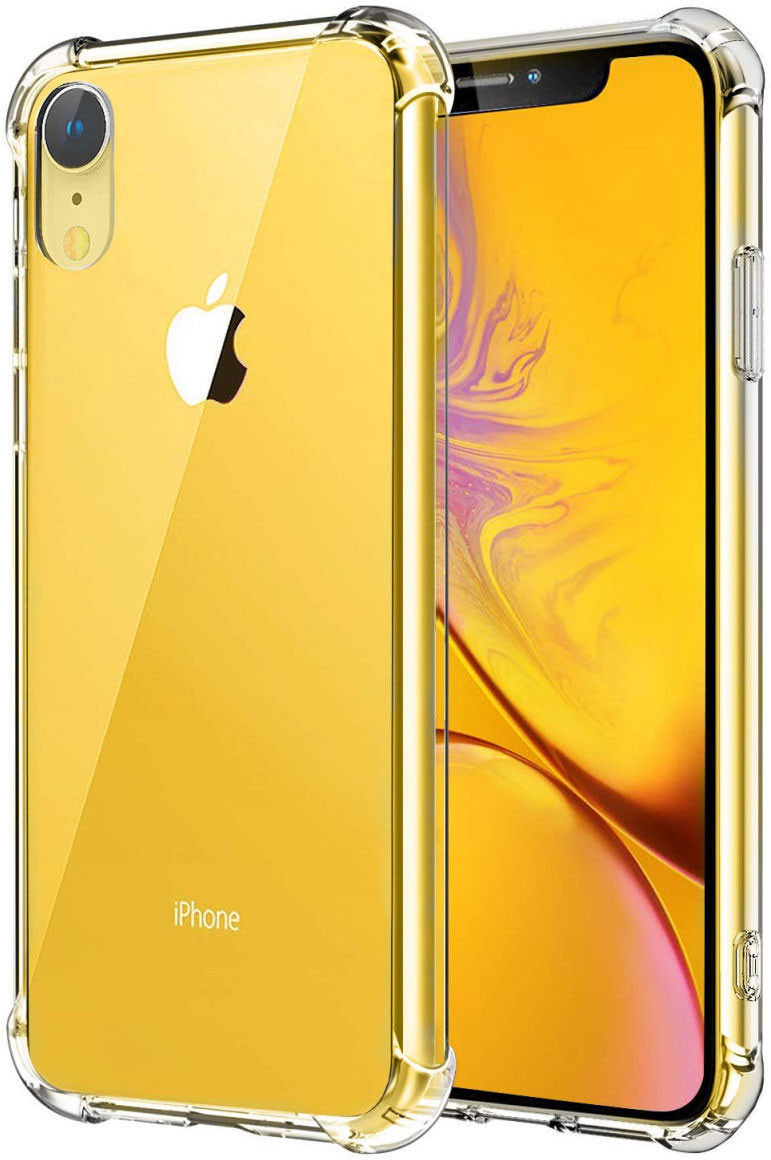 Apple iPhone XR Hoesje Schokbestendig Transparant afbeelding 1
