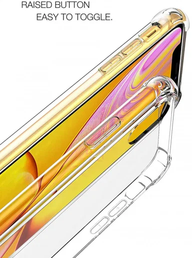 Apple iPhone XR Hoesje Schokbestendig Transparant afbeelding 5