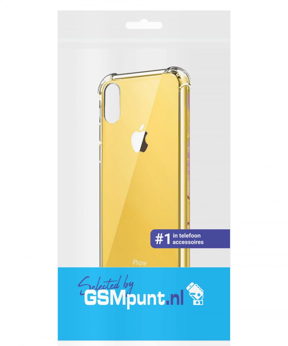 Apple iPhone XR Hoesje Schokbestendig Transparant afbeelding 2