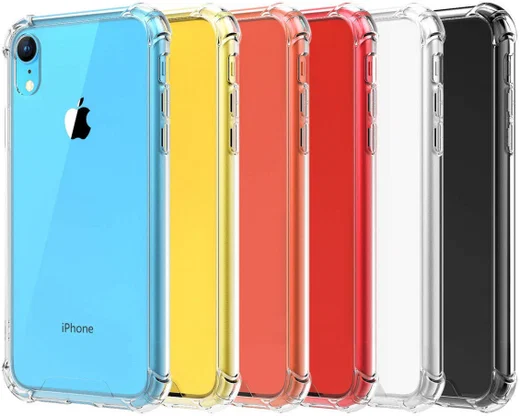 Apple iPhone XR Hoesje Schokbestendig Transparant afbeelding 11