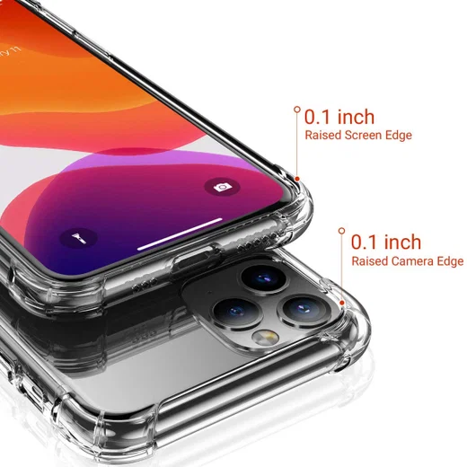 Apple iPhone 11 Pro Hoesje Schokbestendig Transparant afbeelding 6