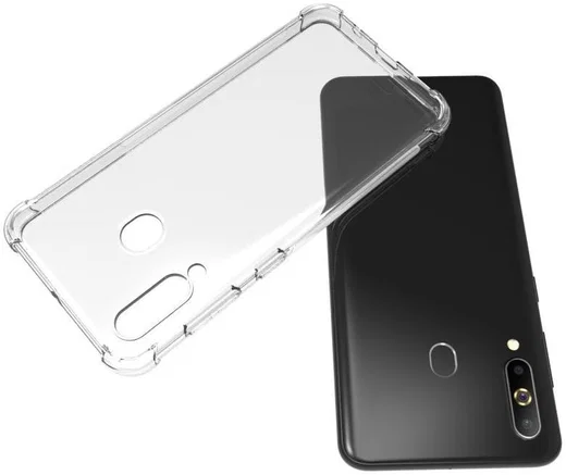 Samsung Galaxy A40 Hoesje Schokbestendig Transparant afbeelding 1