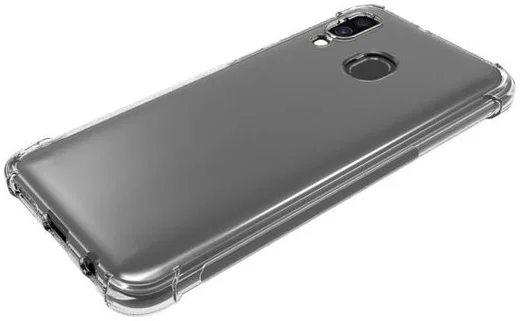 Samsung Galaxy A40 Hoesje Schokbestendig Transparant afbeelding 2