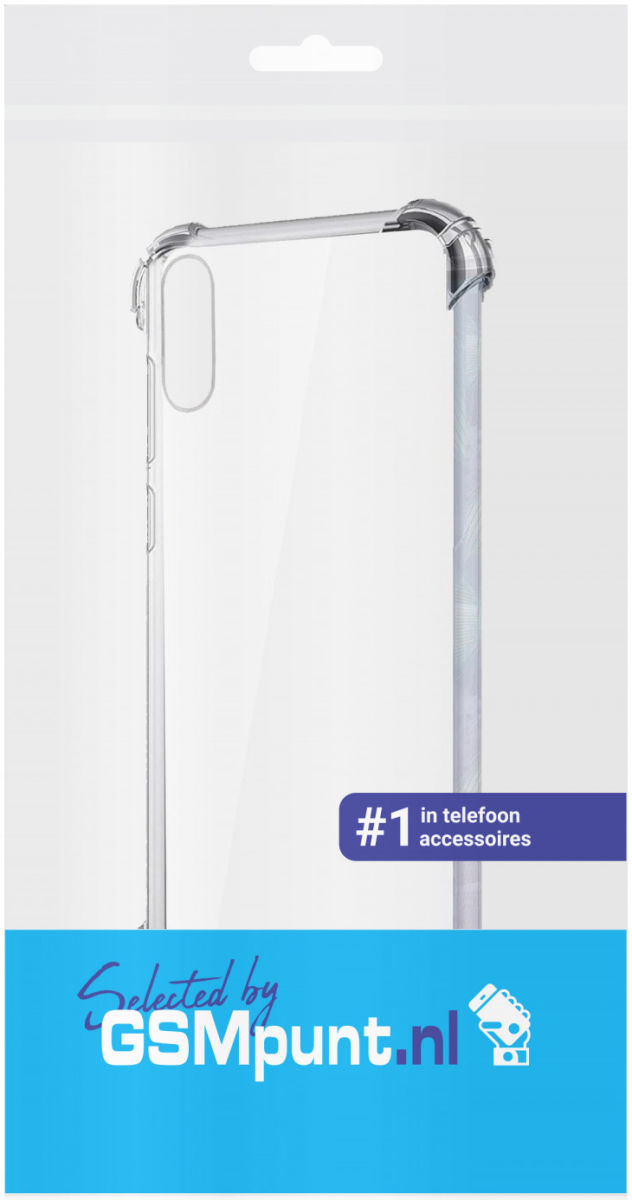 Samsung Galaxy A40 Hoesje Schokbestendig Transparant afbeelding 4