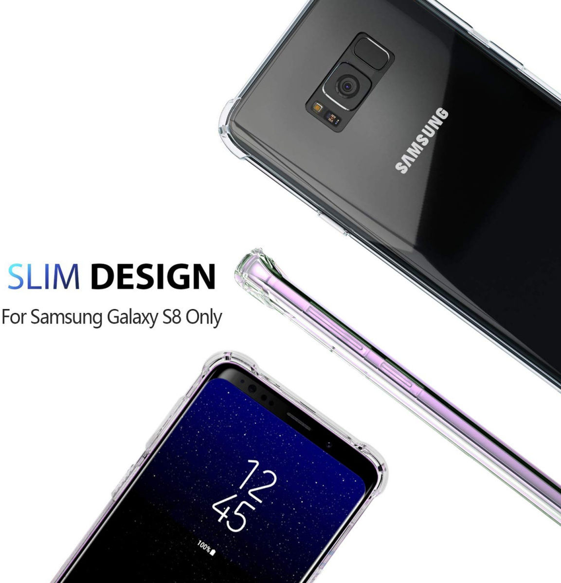 Samsung Galaxy S8 Hoesje Schokbestendig Transparant afbeelding 6