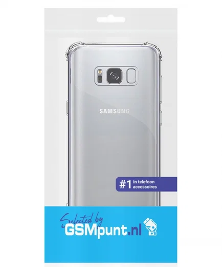 Samsung Galaxy S8 Hoesje Schokbestendig Transparant afbeelding 2