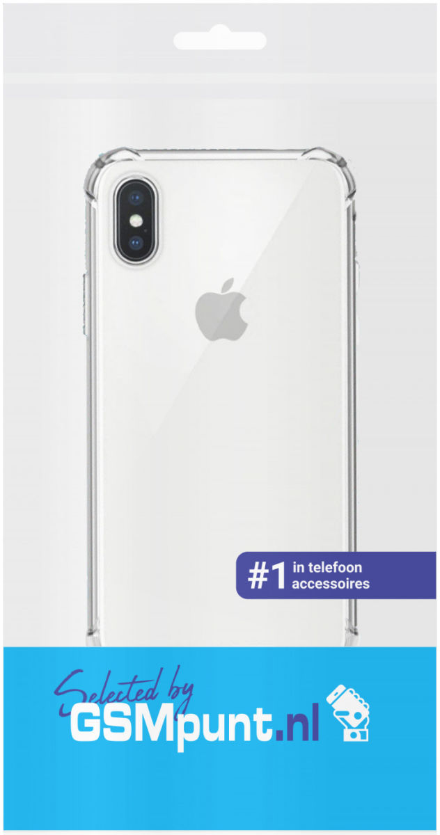 Apple iPhone XS Hoesje Schokbestendig Transparant afbeelding 4