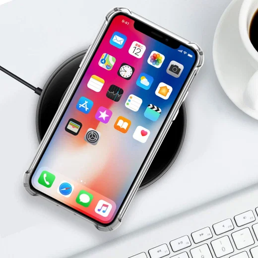 Apple iPhone XS Hoesje Schokbestendig Transparant afbeelding 5