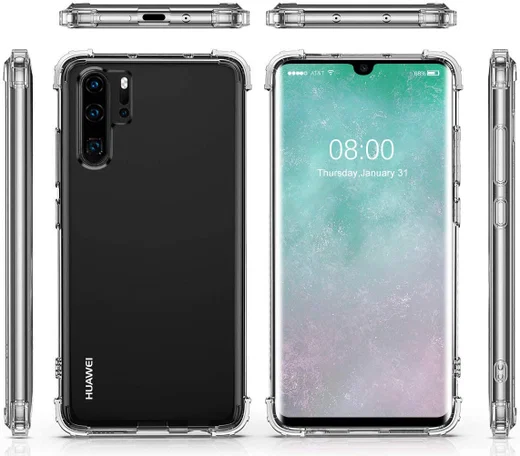 Huawei P30 Pro Hoesje Schokbestendig Transparant afbeelding 5