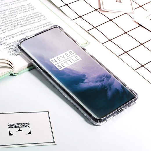 OnePlus 7 Pro Hoesje Schokbestendig Transparant afbeelding 7