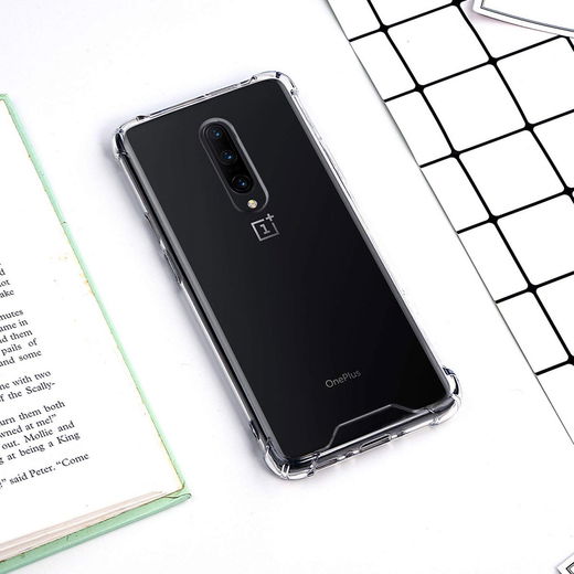 OnePlus 7 Pro Hoesje Schokbestendig Transparant afbeelding 8