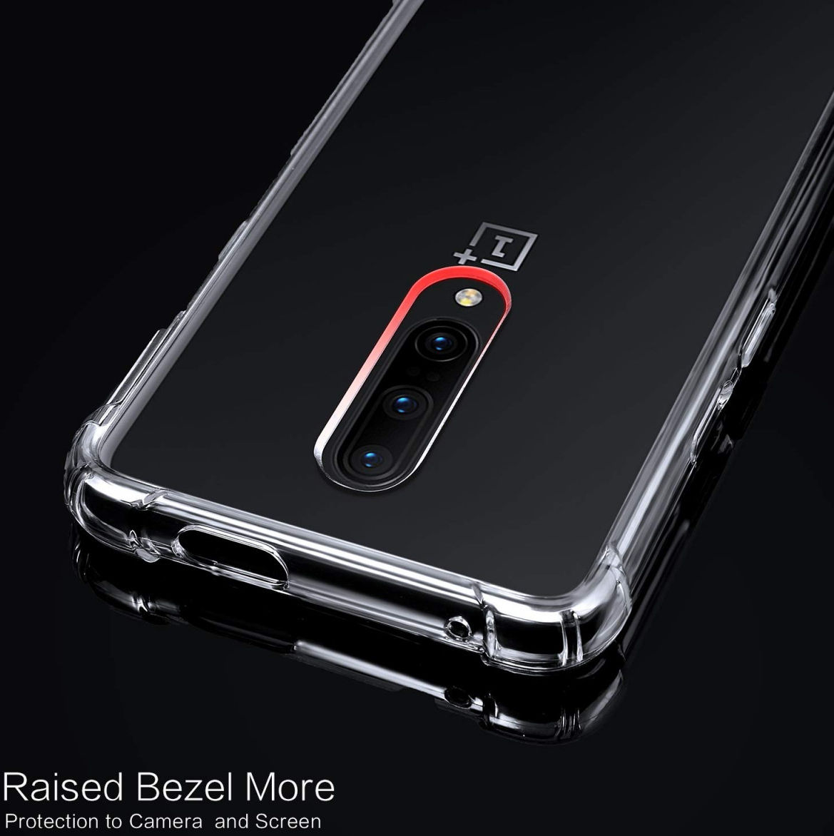 OnePlus 7 Pro Hoesje Schokbestendig Transparant afbeelding 9