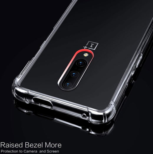 OnePlus 7 Pro Hoesje Schokbestendig Transparant afbeelding 9