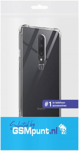 OnePlus 7 Pro Hoesje Schokbestendig Transparant afbeelding 4