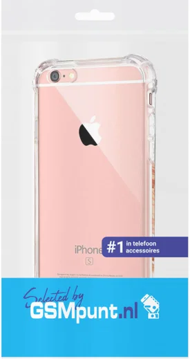 Apple iPhone 6 / 6S Hoesje Schokbestendig Transparant afbeelding 2