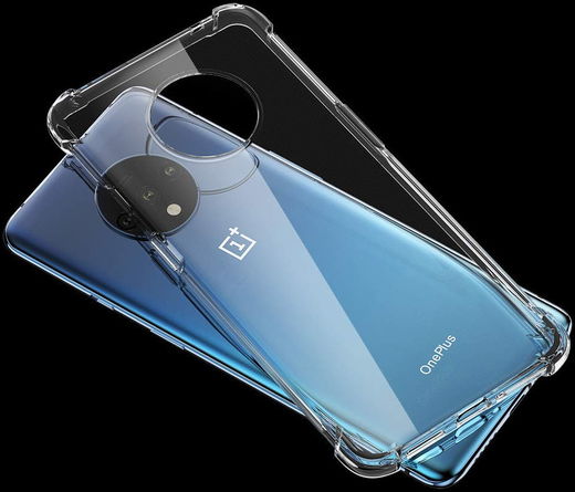 OnePlus 7T Hoesje Schokbestendig Transparant afbeelding 5