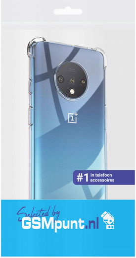 OnePlus 7T Hoesje Schokbestendig Transparant afbeelding 4