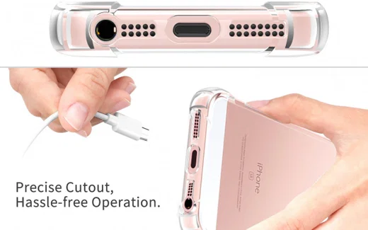 Apple iPhone 5/5s/SE Schokbestendig Hoesje Transparant afbeelding 8